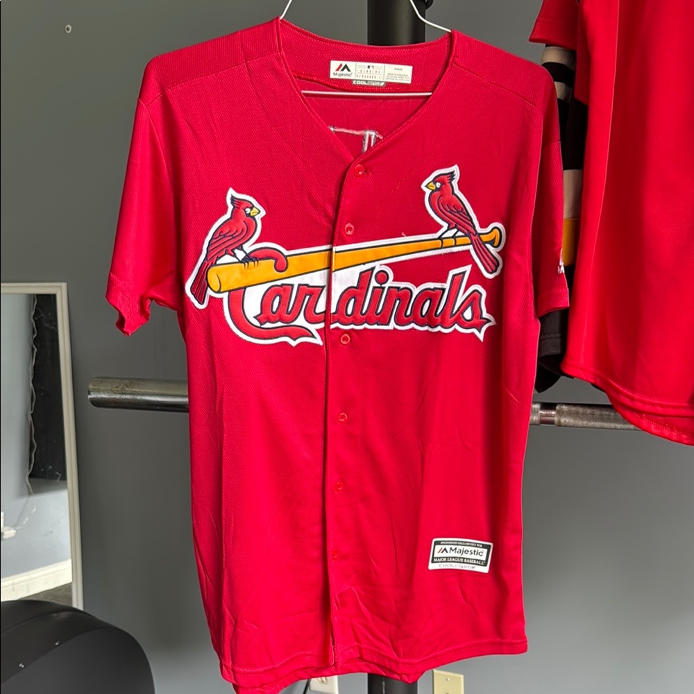 Yadier Molina Majestic Red Cardinals Team Jersey